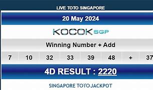 Live Draw Sgp Hari Ini Tercepat 6D 2024